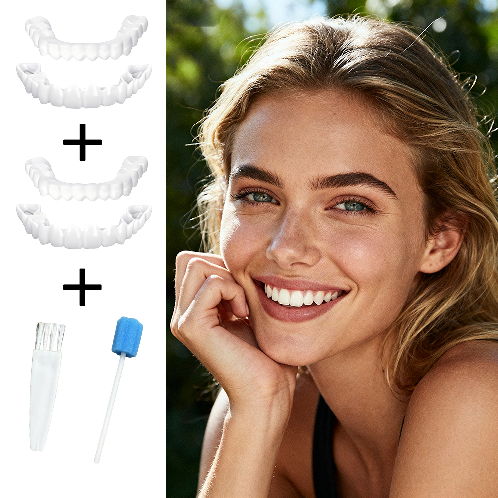 Teeth Whitening Uneven - New Charming Smile Teeth Veneers, Temporary