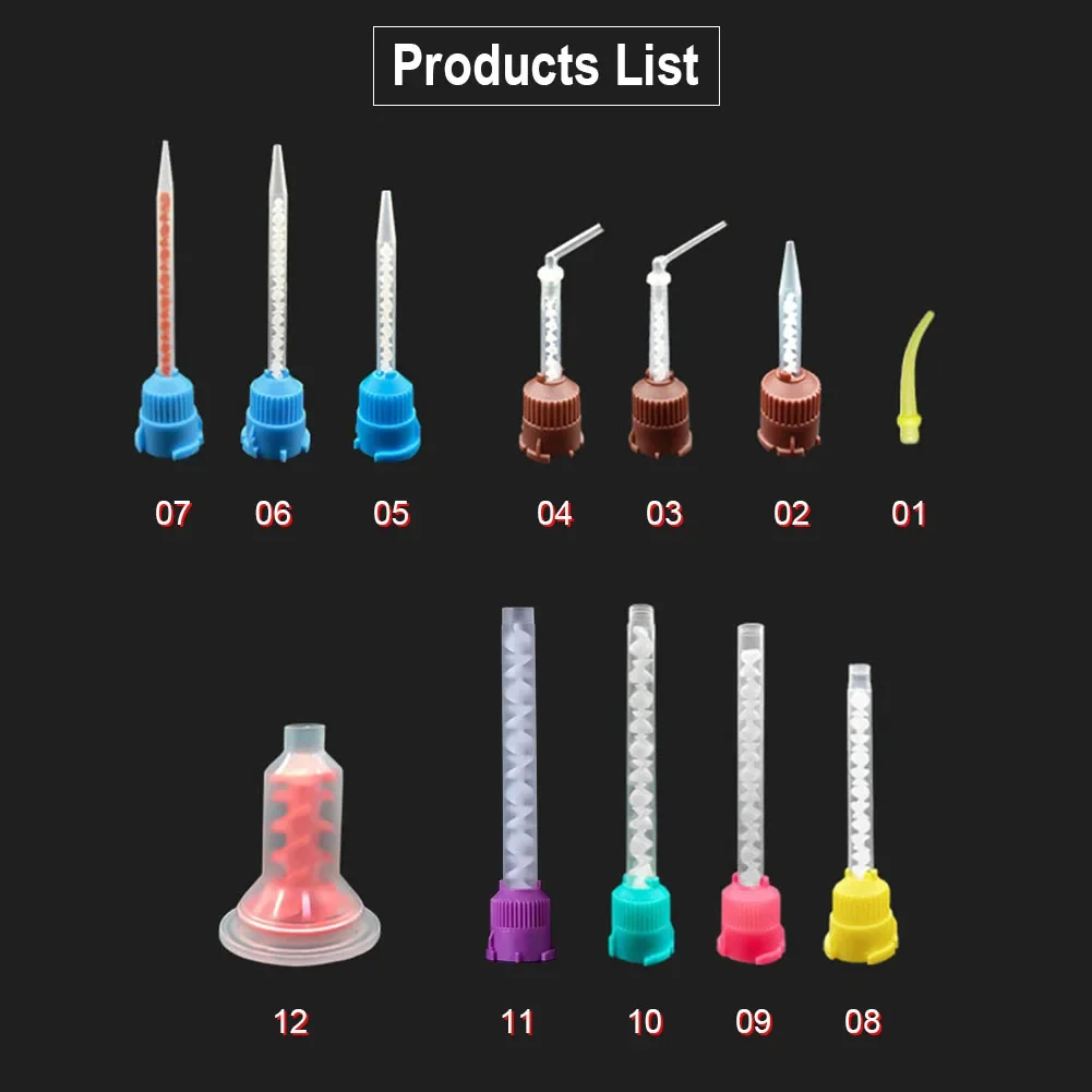 100Pcs/pack Dental Mixing Nozz – Teeth Whitening Gel Syringes Bewertung und Preis