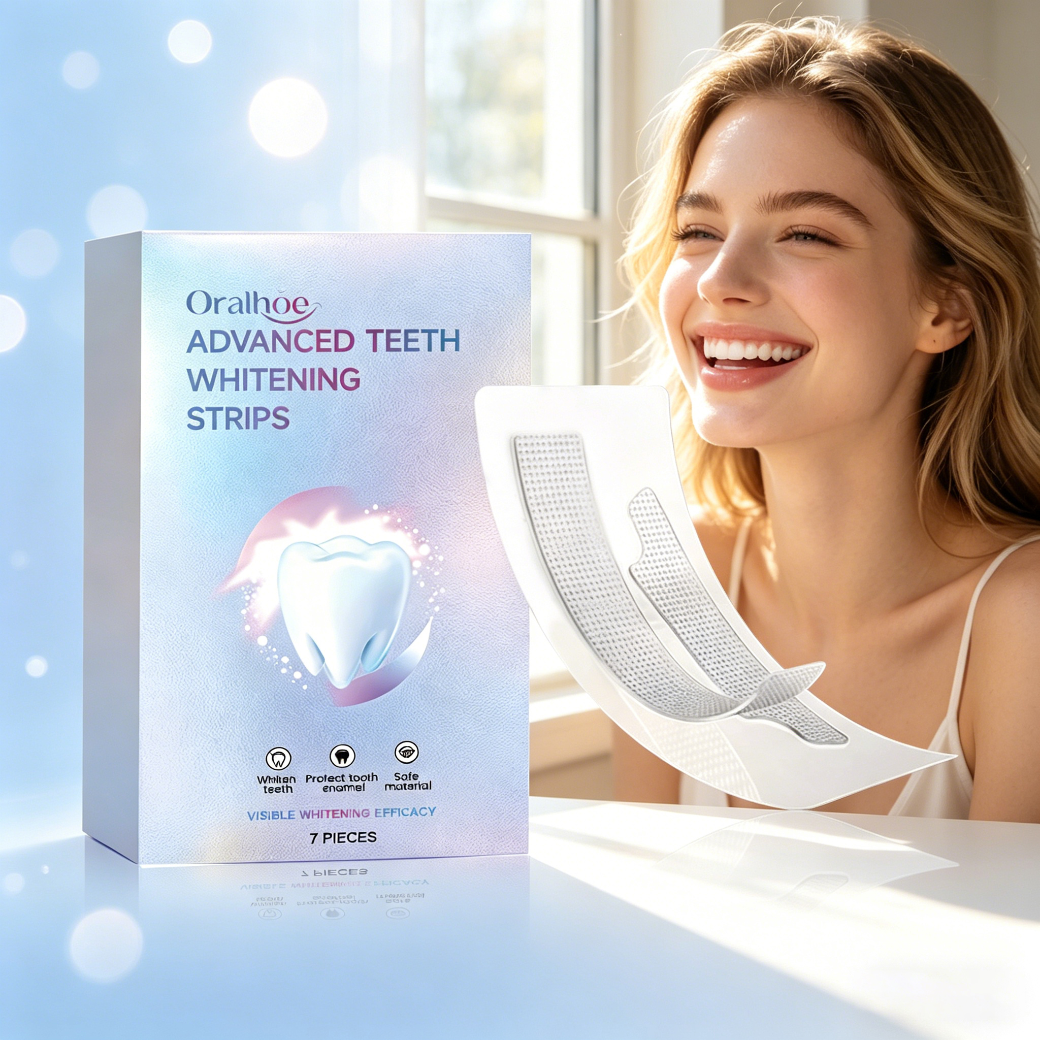 ORALHOE 7pcs Whitening Strips  – Teeth Whitening Or Tooth Whitening Bewertung und Preis