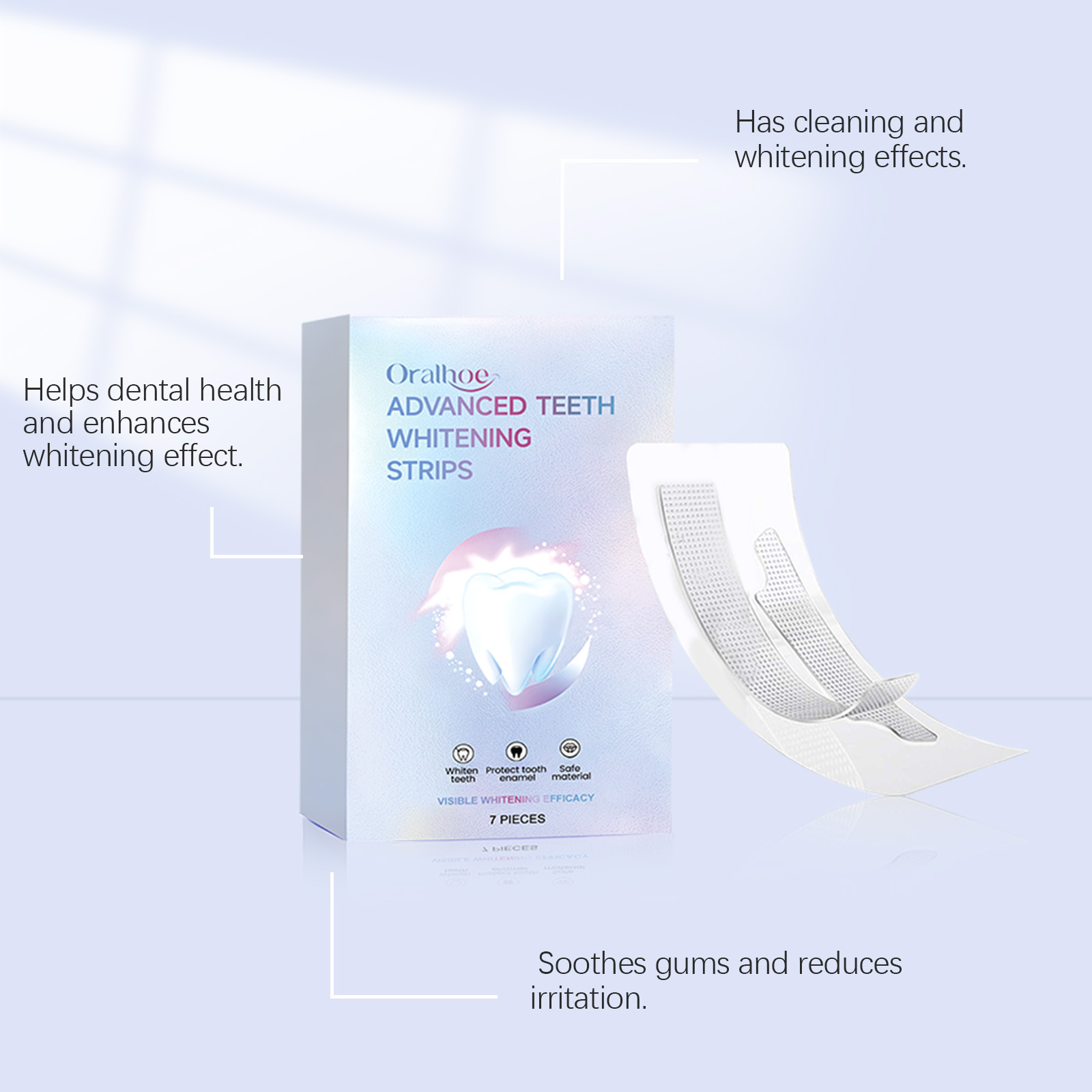 ORALHOE 7pcs Whitening Strips  – Teeth Whitening Or Tooth Whitening Bewertung und Preis