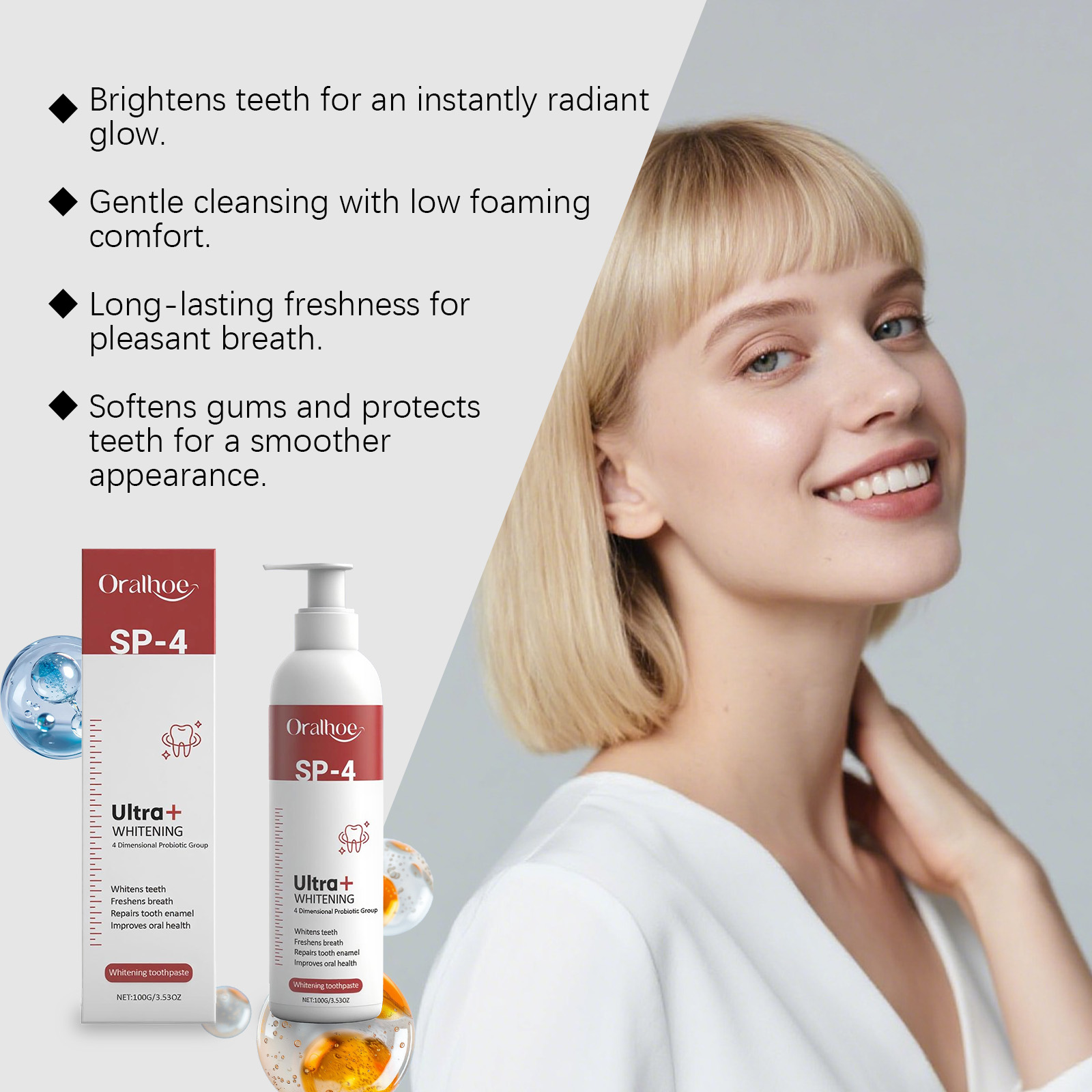 ORALHOE Whitening Toothpaste W – Teeth Whitening Or Tooth Whitening Bewertung und Preis