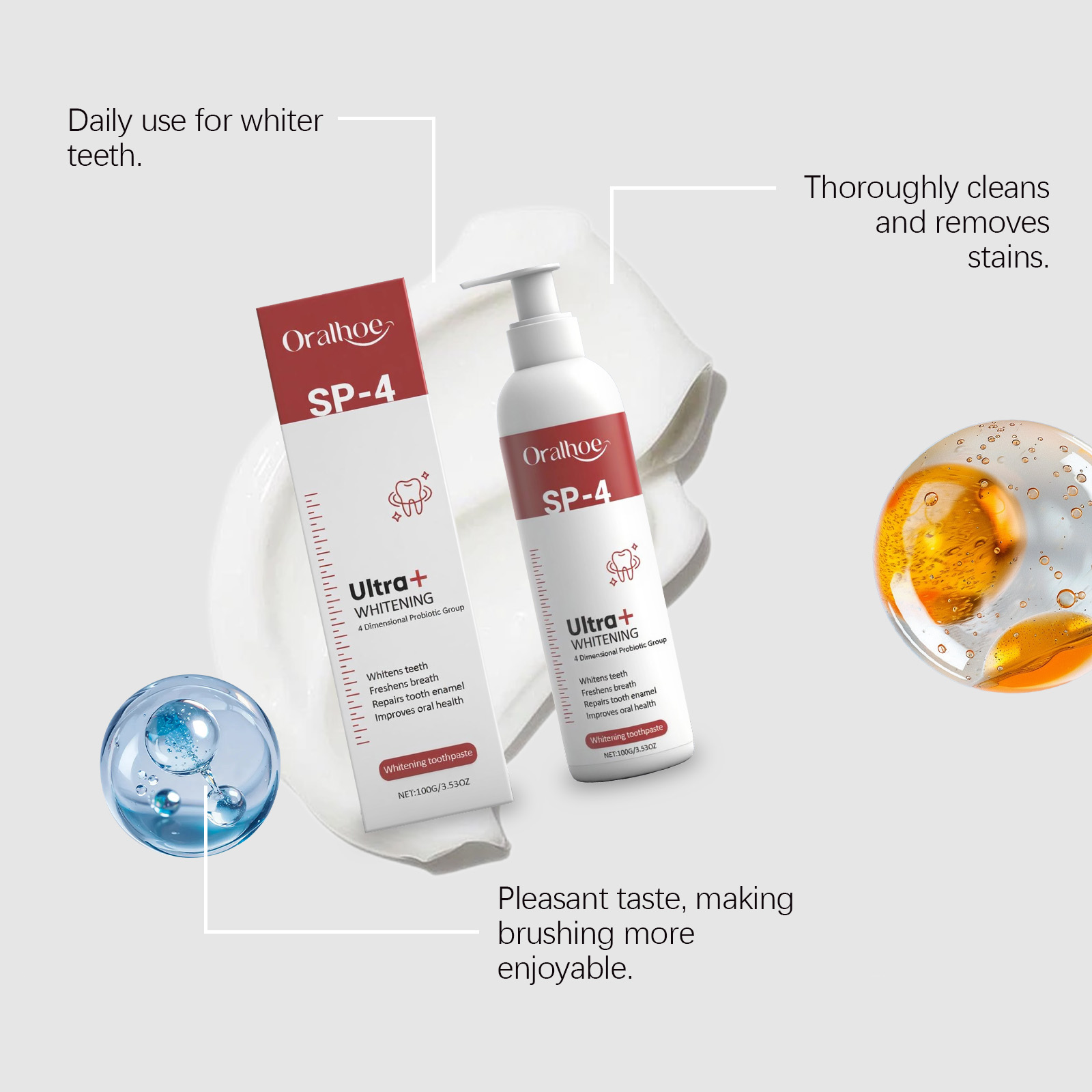 ORALHOE Whitening Toothpaste W – Teeth Whitening Or Tooth Whitening Bewertung und Preis
