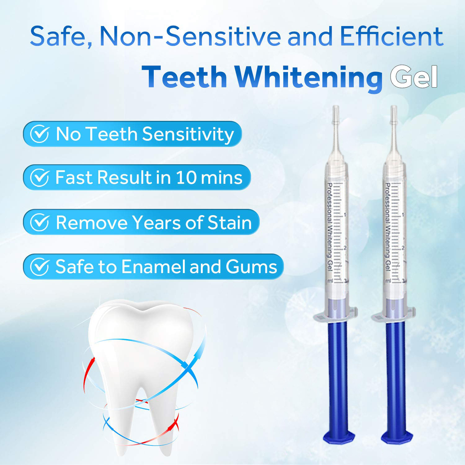 Teeth Whitening Gel Refill Syr – Teeth Whitening Gel Syringes Bewertung und Preis