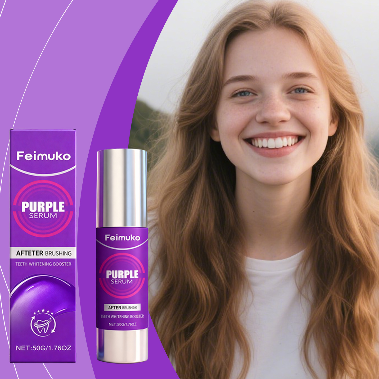 Feimuko Purple Serum Teeth Whi – Teeth Whitening Serum Bewertung und Preis