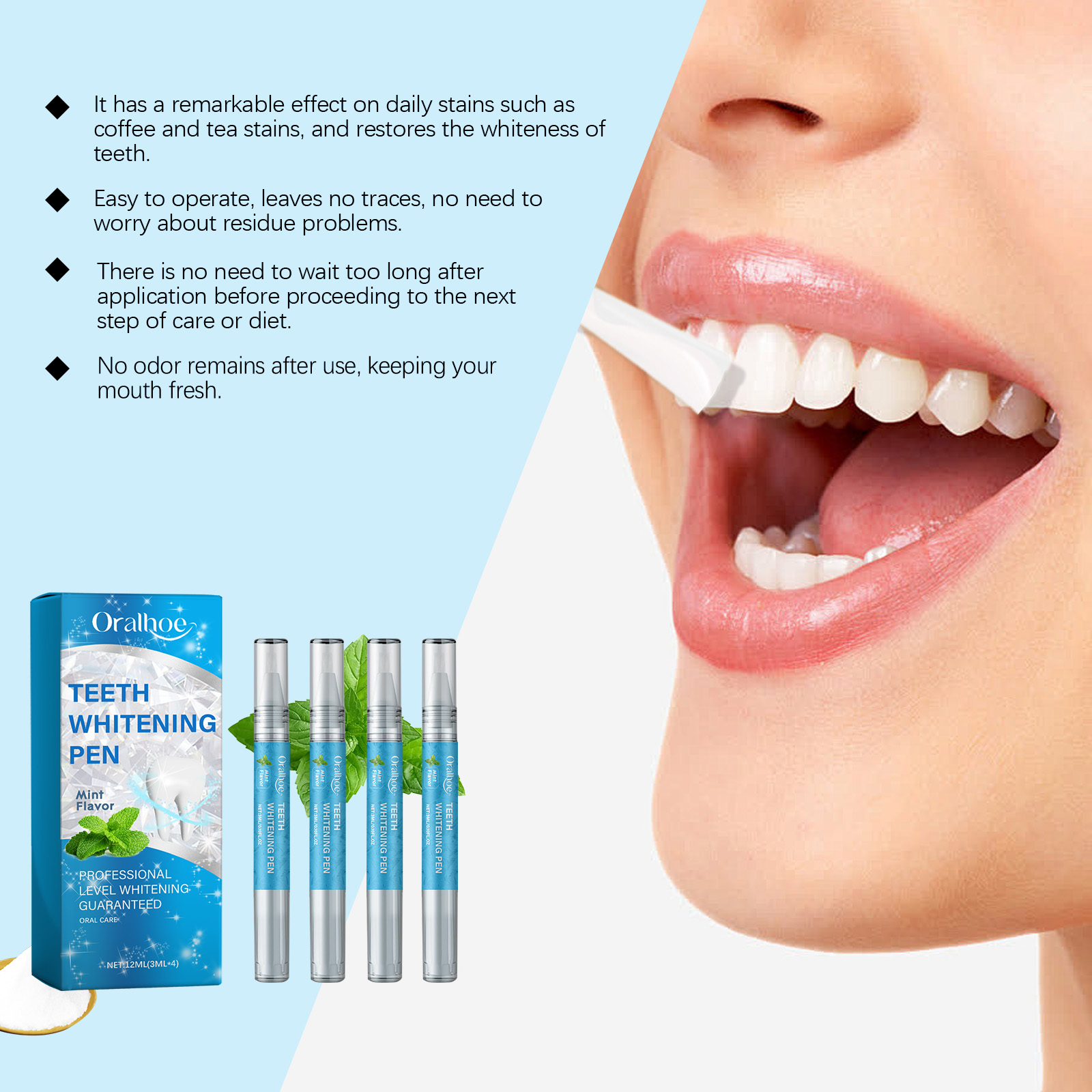 Oralhoe 12ml Teeth Whitening P – Teeth Whitening Serum Bewertung und Preis